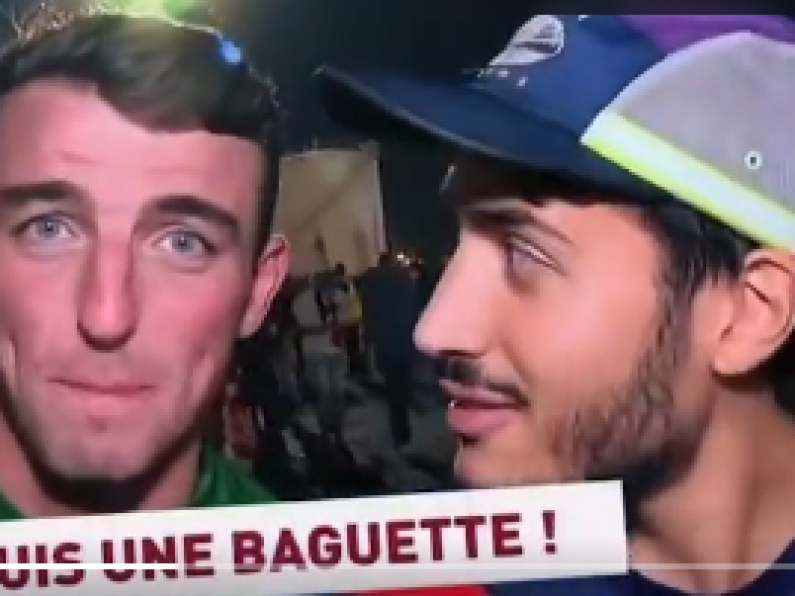 Irish man interrupts French TV broadcast to declare he is 'a baguette'