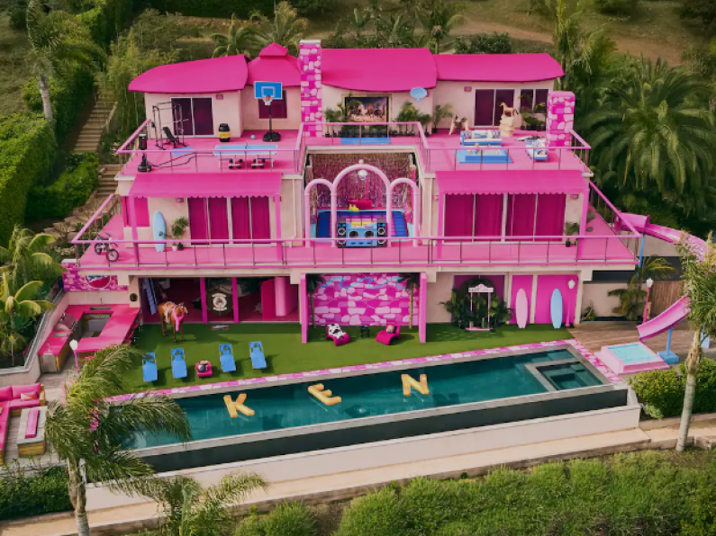 You can stay in Barbie's Malibu Dreamhouse for FREE