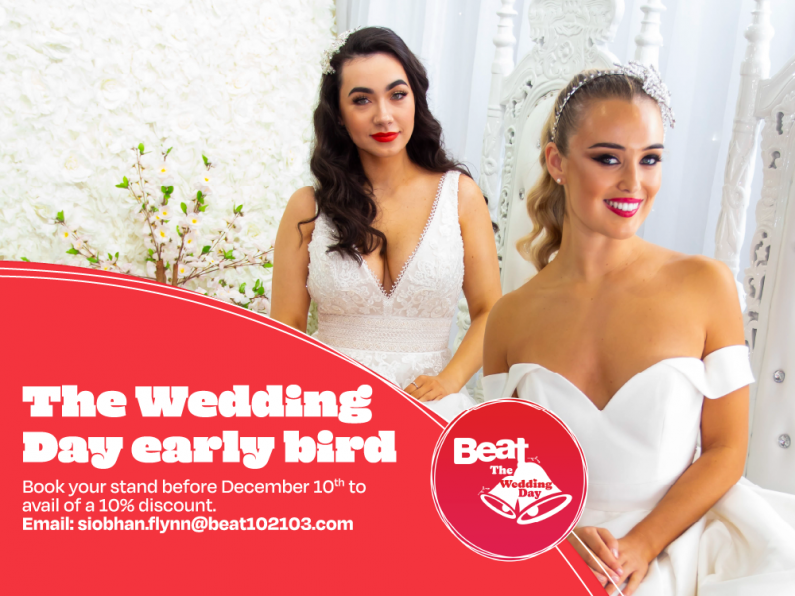The Wedding Day Early Bird stand discount!