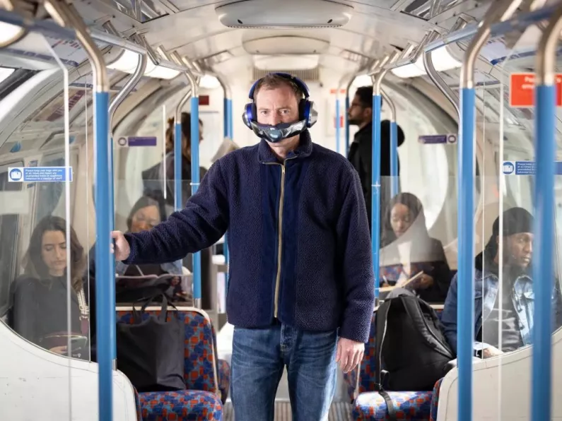 Dyson unveil headphones with built-in face mask