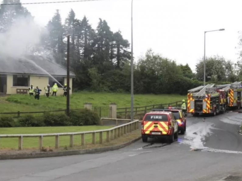 Firefighters from four stations battled fire in Waterford