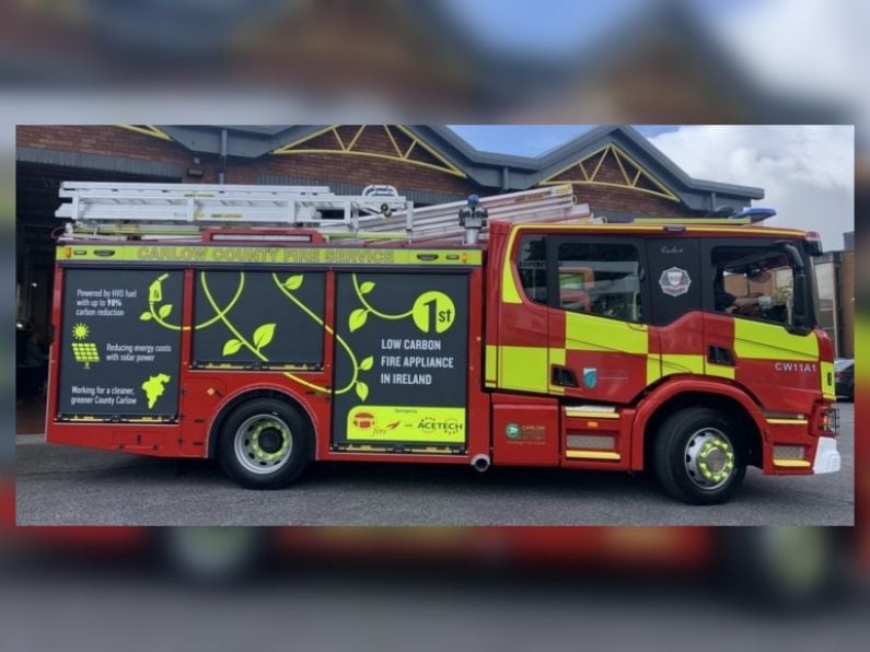 Firefighters in Carlow begin operating fire engine fuelled by vegetable oil