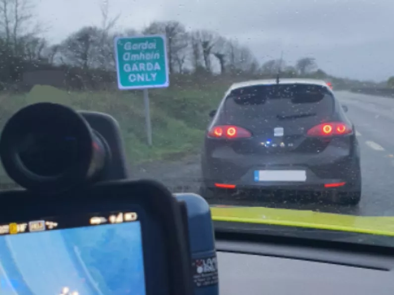 Learner driver with no L plates travelling 30km over the speed limit in Co. Waterford