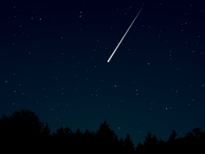 Shooting stars can be seen in Ireland tonight