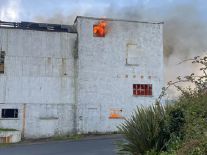 Emergency services attend blaze in Co. Waterford