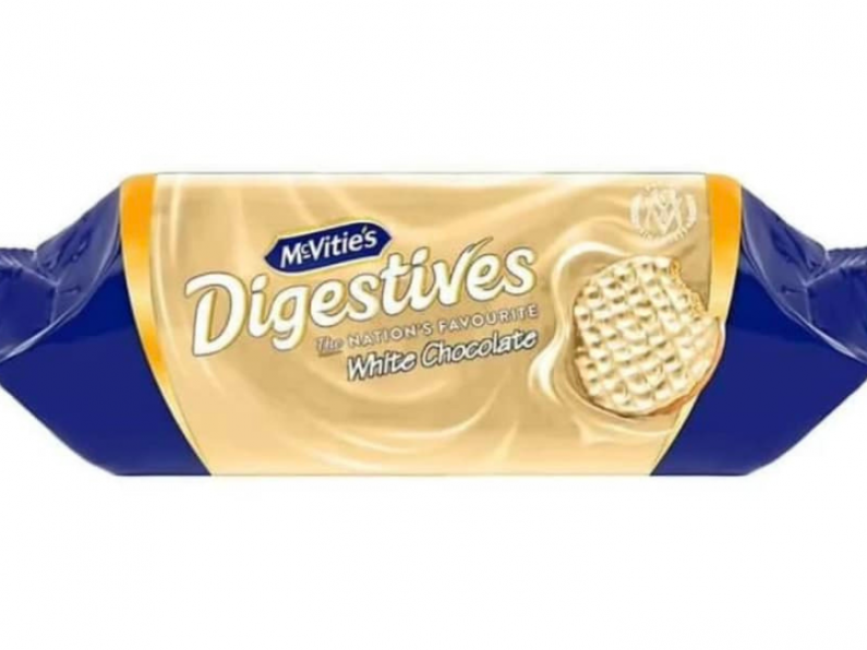 McVities launch white chocolate digestive biscuits