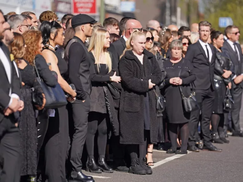 Fans line the streets for funeral of Wanted singer Tom Parker