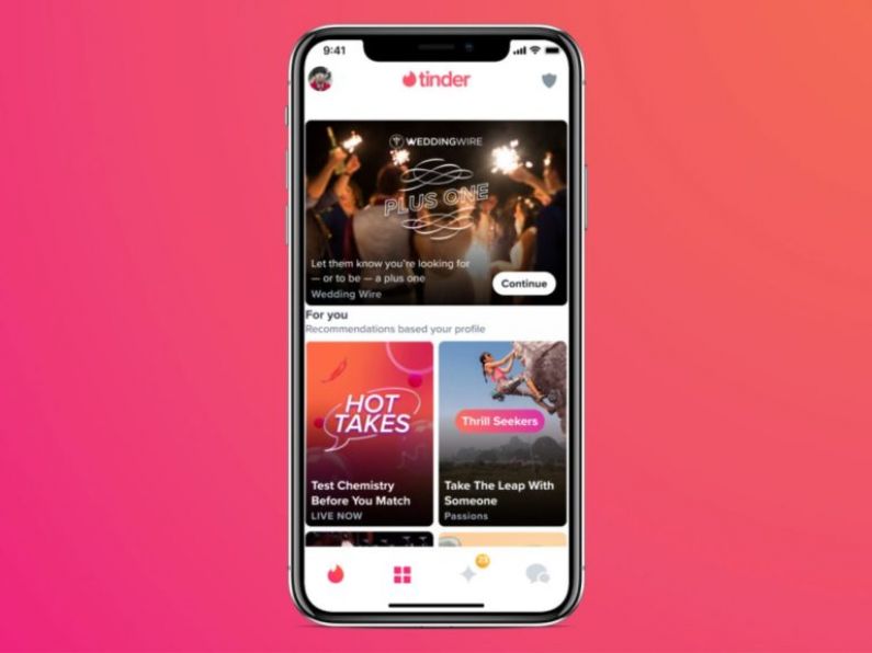 Tinder rolls out 'plus one' feature for weddings