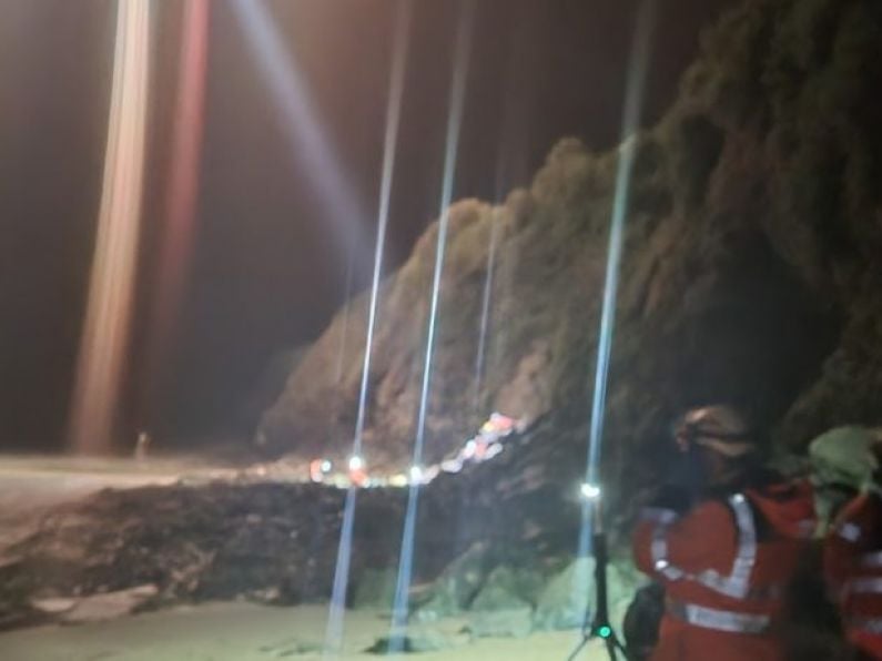 A man was rescued by Tramore Coast Guard last night