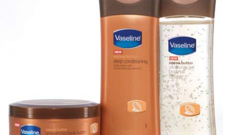 Get your skin glowing with Vaseline Cocoa Butter