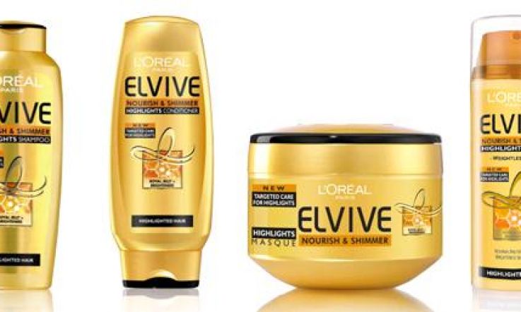 Shiny & New: L'Oréal Elvive Nourish & Shimmer Range for Highlighted Hair