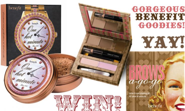 WIN! Scrumptious New Benefit Goodies: One Hot Minute and Brows-a-go-go!