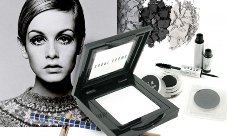 Black and white's alright, alright? Get your Twiggy on with monochrome makeup