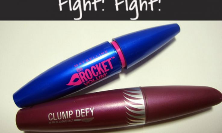 Mascara Wars: Maybelline The Rocket Volum' Express Vs. Max Factor Clump Defy, With Before and After Pics