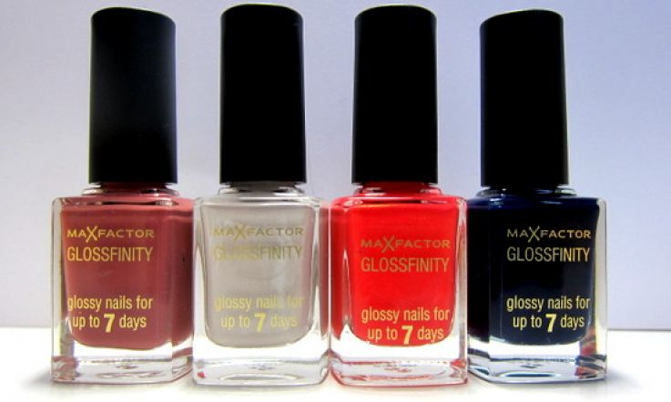 New on trend shades and colours for SS13: Max Factor Glossfinity Nail Polish 