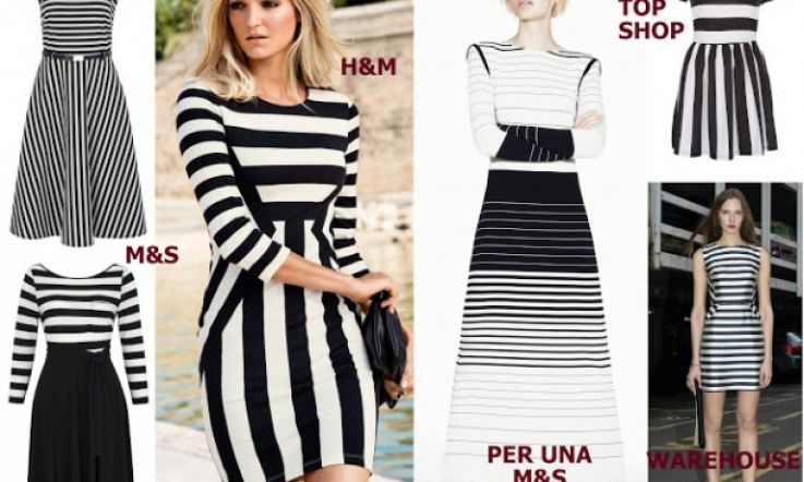 Monochrome stripes are HUGE this season: are you ready?