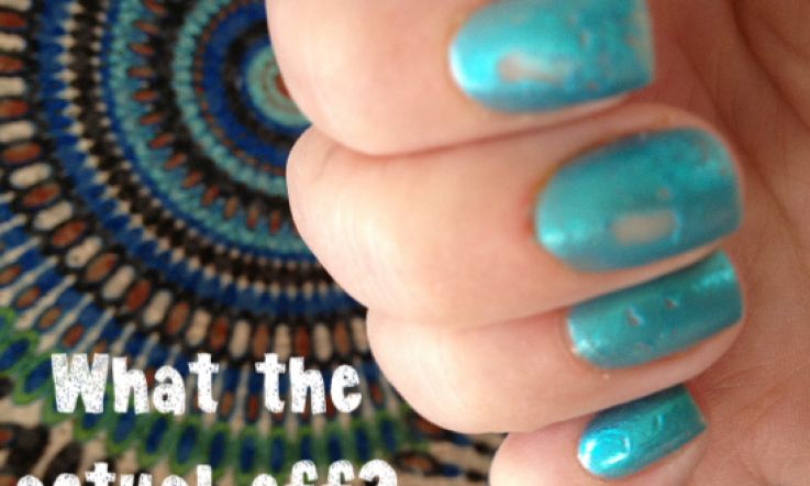 The Most Terrible Nail Bar Manicure: I paid to get this done? 