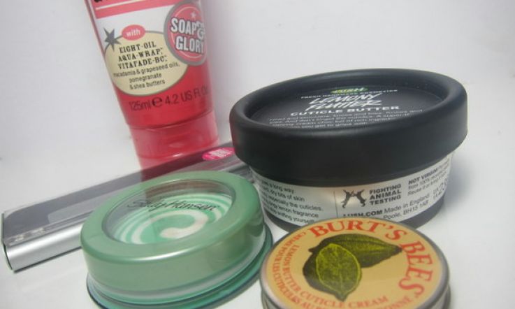 Five Great Hand and Nail Products From Soap and Glory, Sally Hansen, Leighton Denny, Lush, Burts Bees