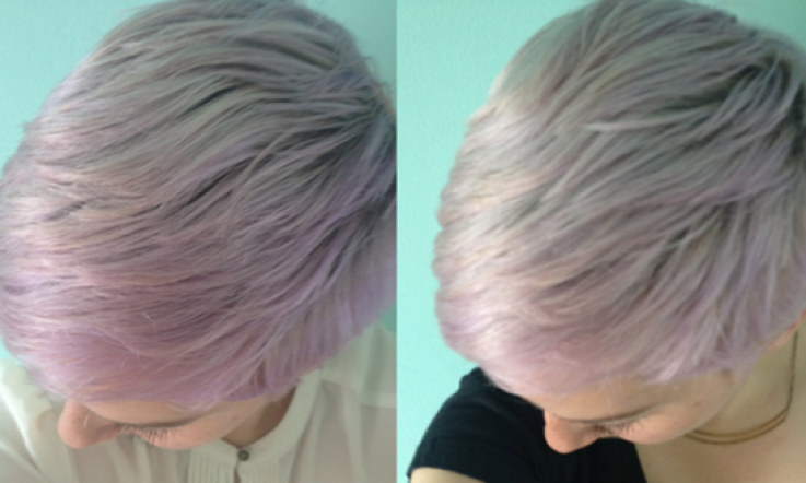 Lilac hair adventures: L'Oreal Feria Pastel Toning Conditioner tried and tested