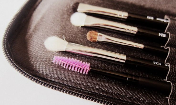 Last Night A Brush Set Saved My Life: Blank Canvas Double Ended Eye Brush Travel Set Review 
