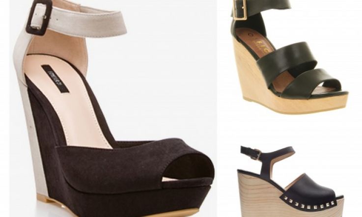 Wedge sandals and shoes: show off your toesies and - gasp - walk comfortably in heels