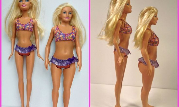 I'm NOT a Barbie girl: Artist creates a "normal-sized" Barbie doll