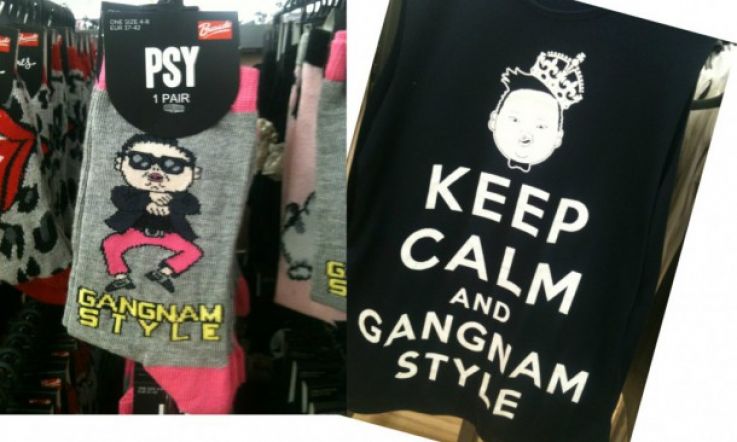 Spotted in Penneys: Oppa Gangnam Socks. Has merchandising gone mad?