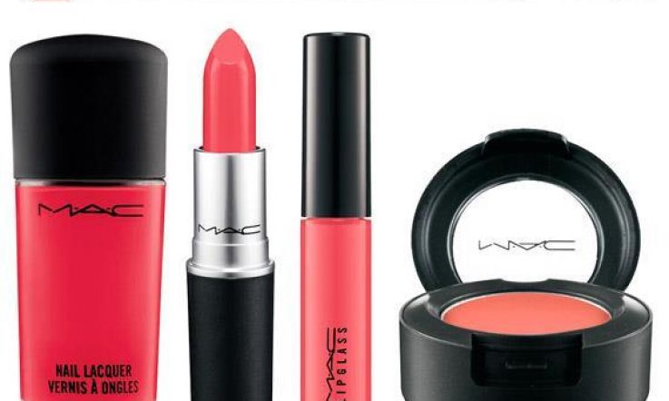 Club Tropicana - Mac Fashion Sets Neon Orange Lipstick & Ablaze Eyeshadow Review
