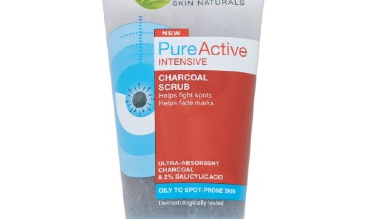 Garnier Pure Active Intensive Charcoal Scrub: gender neutral and good for all the family's face cheese