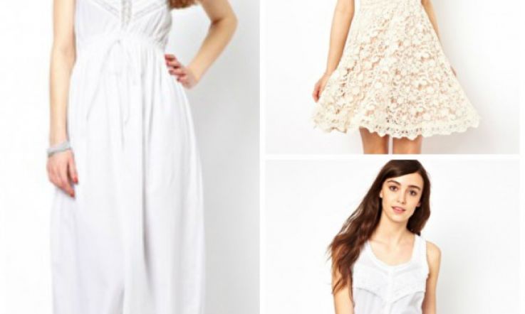 The White Dress: so hot right now. BUT HOW LONG TIL YOU SPILL TEA ALL DOWN IT?
