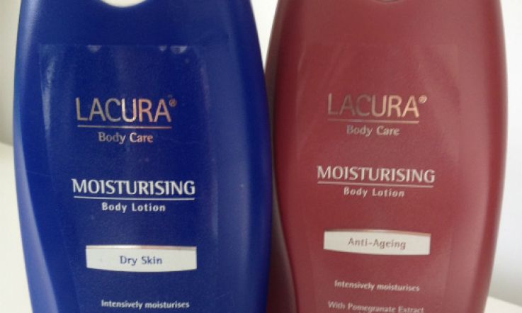 Aldi Lacura Dry Skin and Anti Ageing Moisturising Body Lotion: Mega Bottle, Mini Price