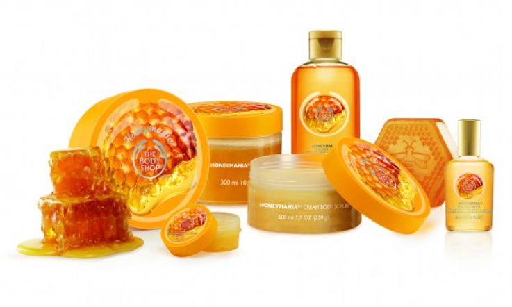 Honey Buzz: The Body Shop Honeymania Body Scrub, Body Butter, Lip Balm