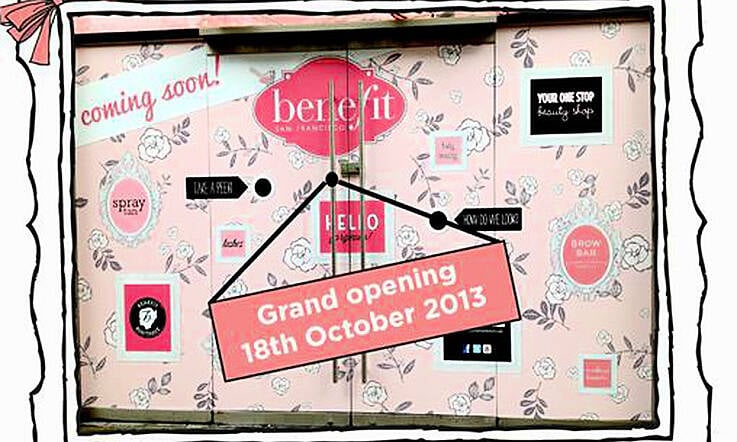 Benefit Boutique Dublin Opening Date: Brow Bar, Body Waxing, Spray Tanning, Blow Bar, Shellac, Vinalux