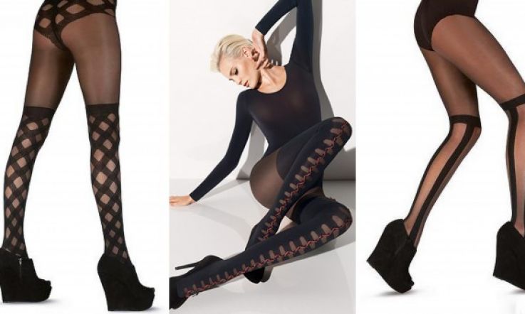 Patterned Tights Are SO HOT Right Now.  Love/Hate?