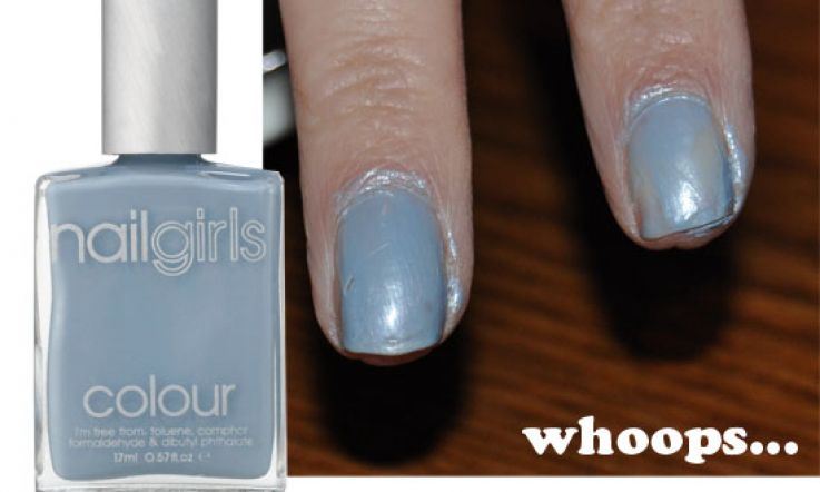 Blue for you. Ah for chrissakes - another Blind Man's Manicure