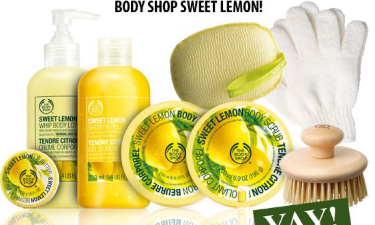 WIN! Body Shop Sweet Lemon Hampers!