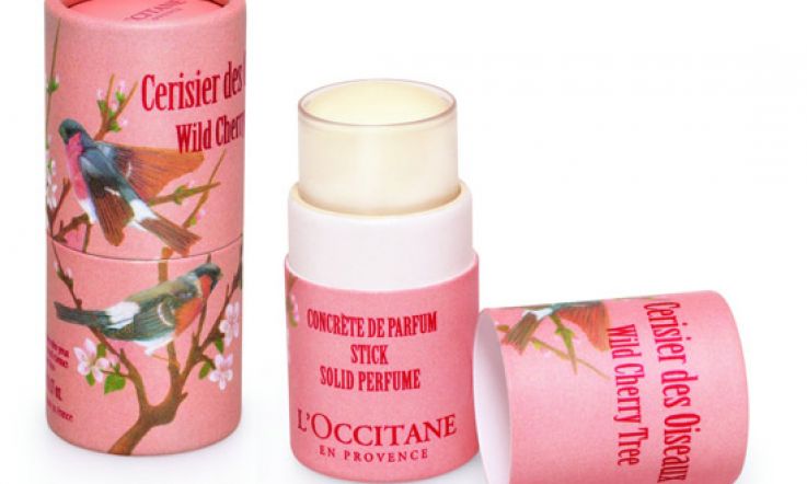 Pretty in Pink: L'Occitane Wild Cherry Solid Perfume