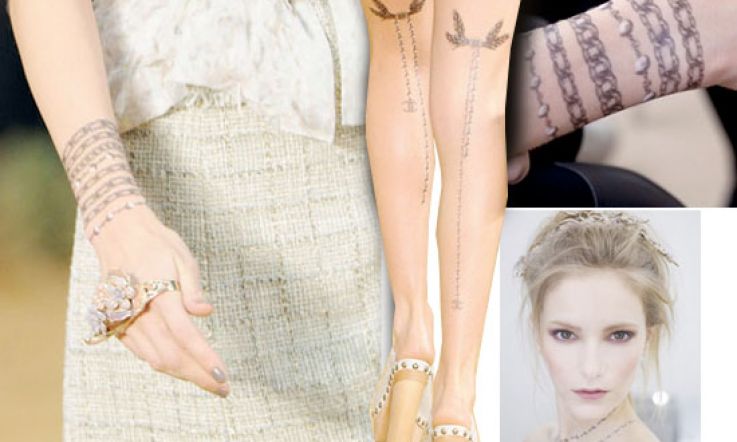 Chanel to do Les Trompe L’Oeil: Temporary, rub-on Tattoos. Yes. Really.