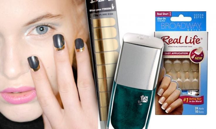 How to: Get Those Amazing CND Gold & Petrol Blue Nails