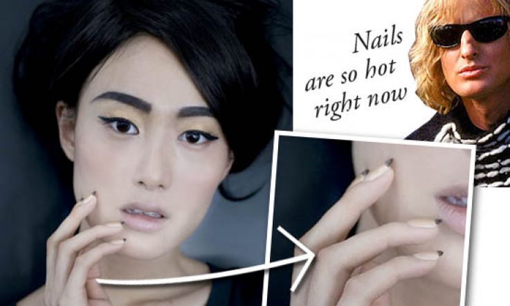 Two-Tone Nail News: The Reverse French & The Upside-Down Half-Moon Mani