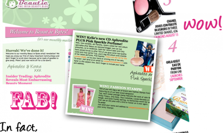 Sign Up! Beaut.ie Bytes Monthly Mailer Goes Out TODAY!