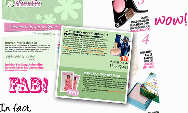 Sign Up! Beaut.ie Bytes Monthly Mailer Goes Out TODAY!