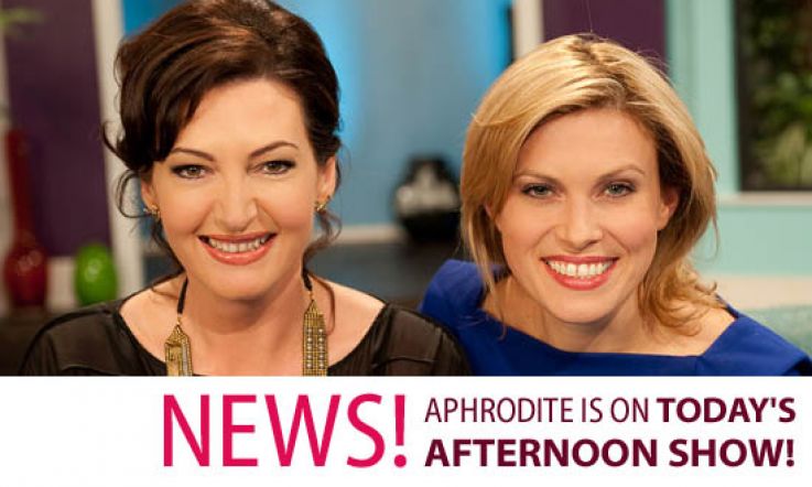 Important Announcement! Aphrodite is on Today's Afternoon Show!