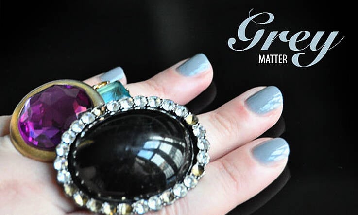 Grey Matters: Rimmel 60 Seconds Grey Matter is Perfectly Polished