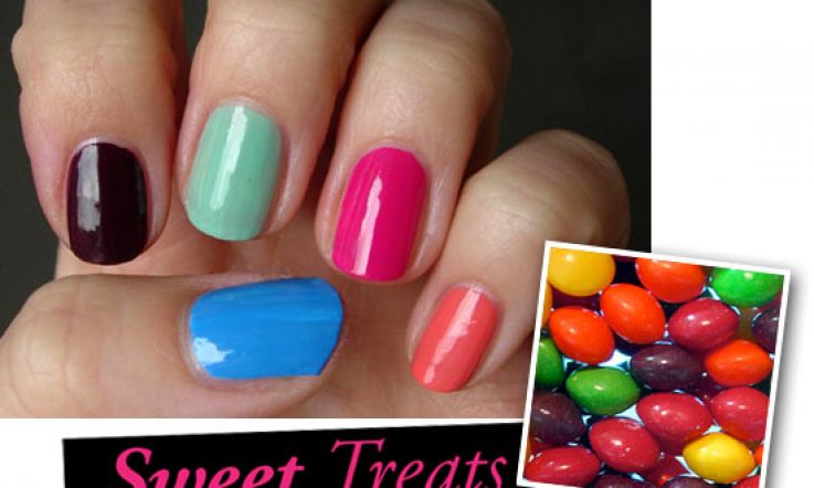 The Skittles Manicure: Wouldja?