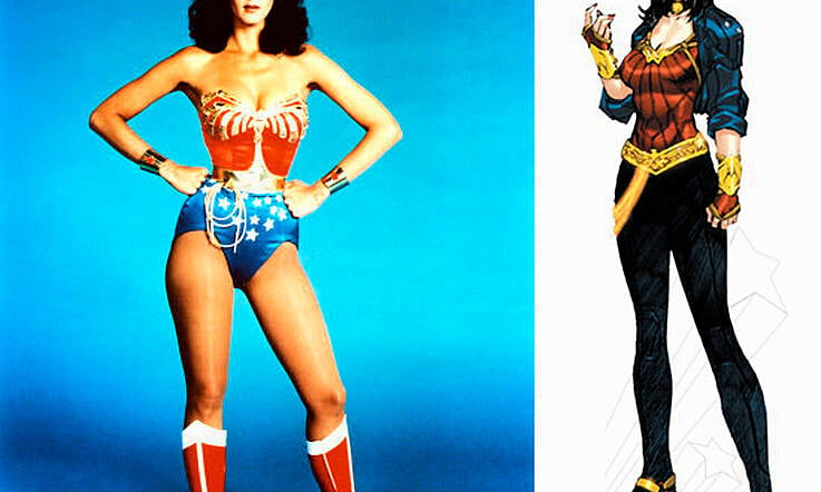 Wonder Woman: 1970s to 2013 - my how you've changed!