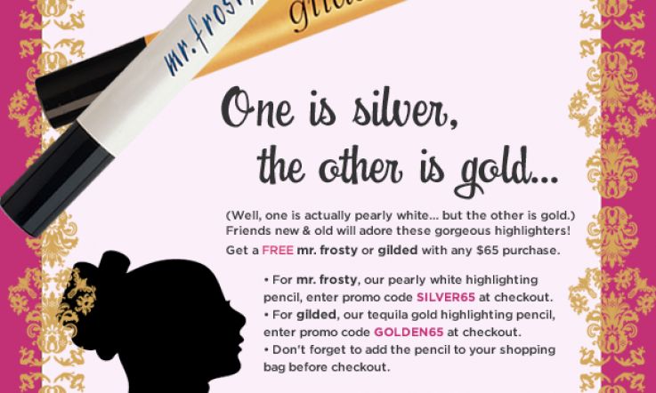 FREE: Benefit Mr Frosty and Gilded pencils; Naughty&Nice lipgloss; International Shipping