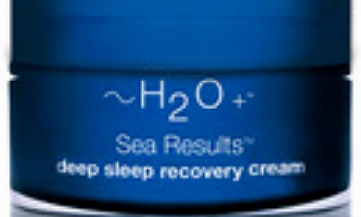 To sleep perchance to dream... H2O+ deep sleep recovery cream