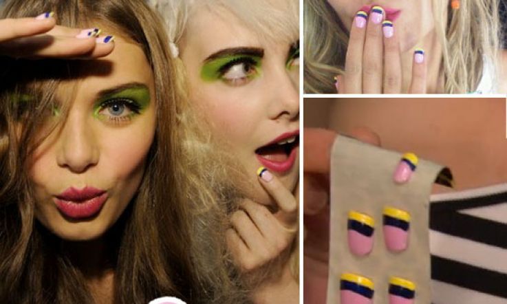 Most Wanted: Liquorice Allsorts Manicure at Betsey Johnson SS11