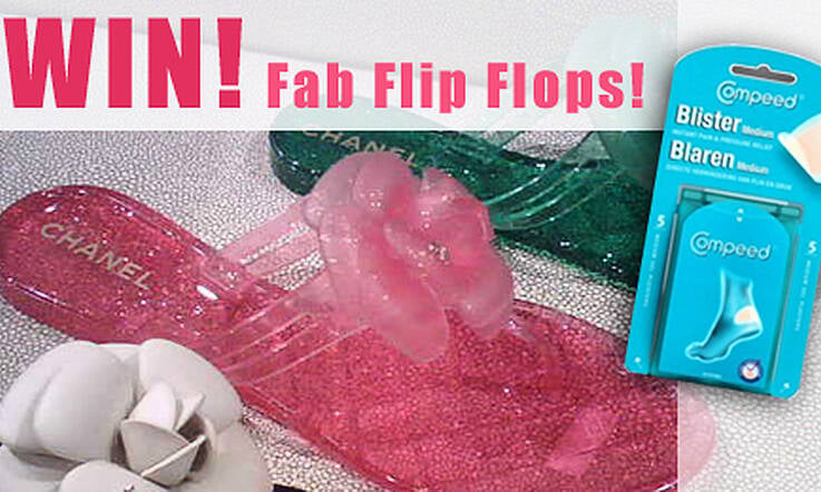 WIN! FABULOUS Chanel Flip Flops!